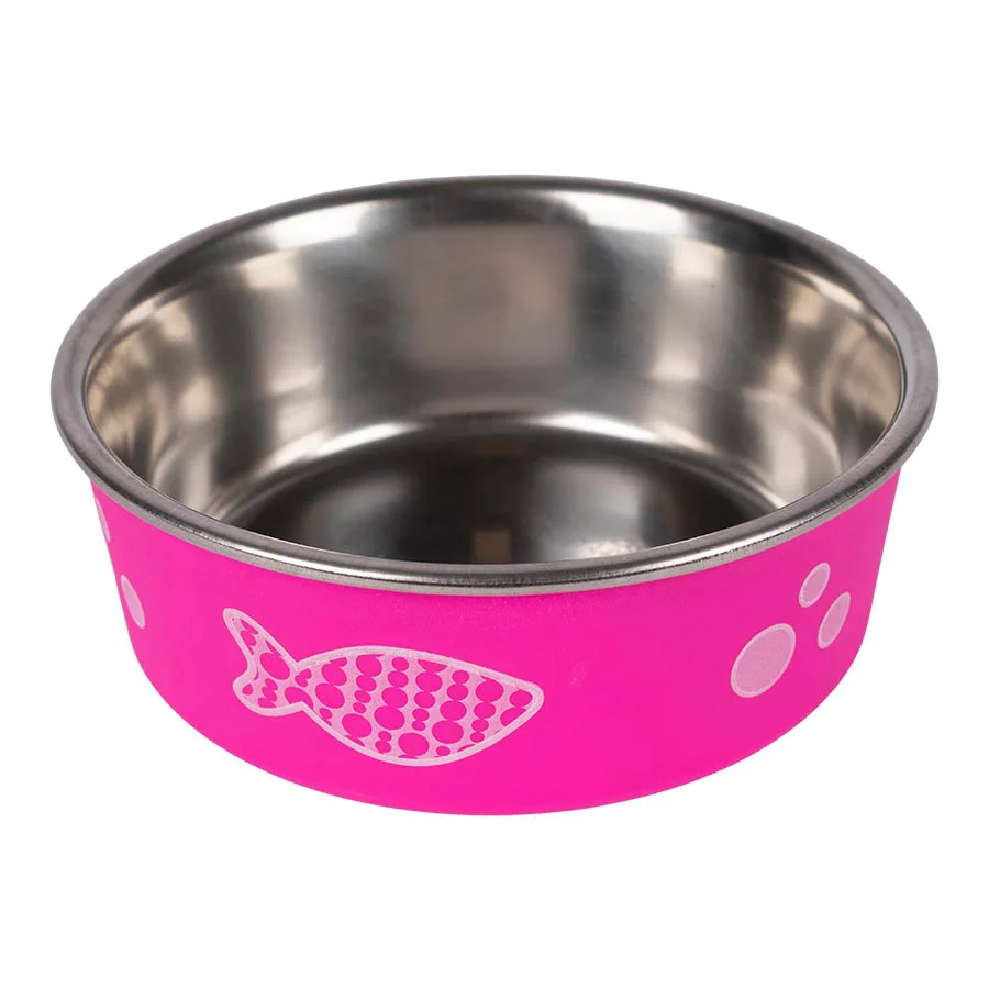 Sophisticated Pets at Home Fun Fish Cat Bowl Pink Outstanding