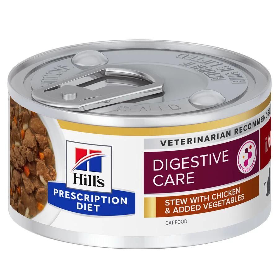 Elegant Hill x27 s Prescription Diet Digestive Care Wet Cat Food Chicken Stew 24x82g Trendy