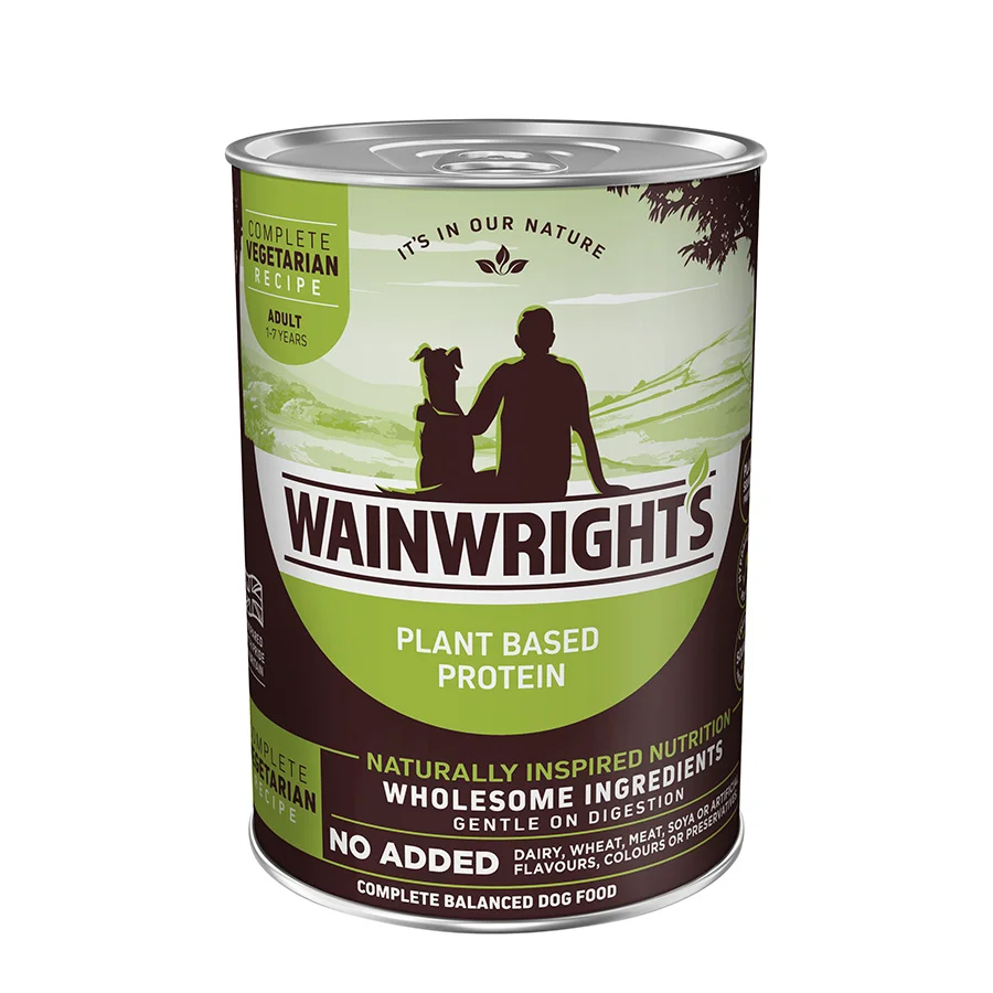 Casual Wainwright x27 s Plant Based Protein Wet Adult Dog Food 395g Long-Lasting
