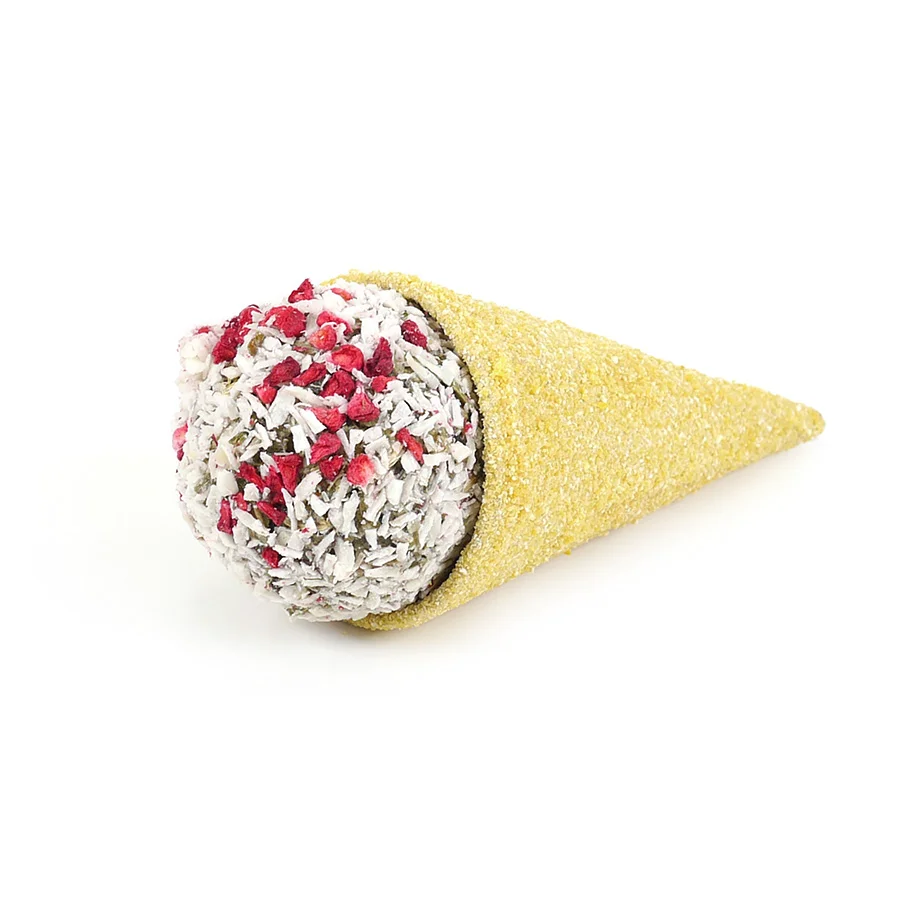 Outstanding Naturals Raspberry x27 N x27 Coconut Cone Small Animal Treat 50g Trusted