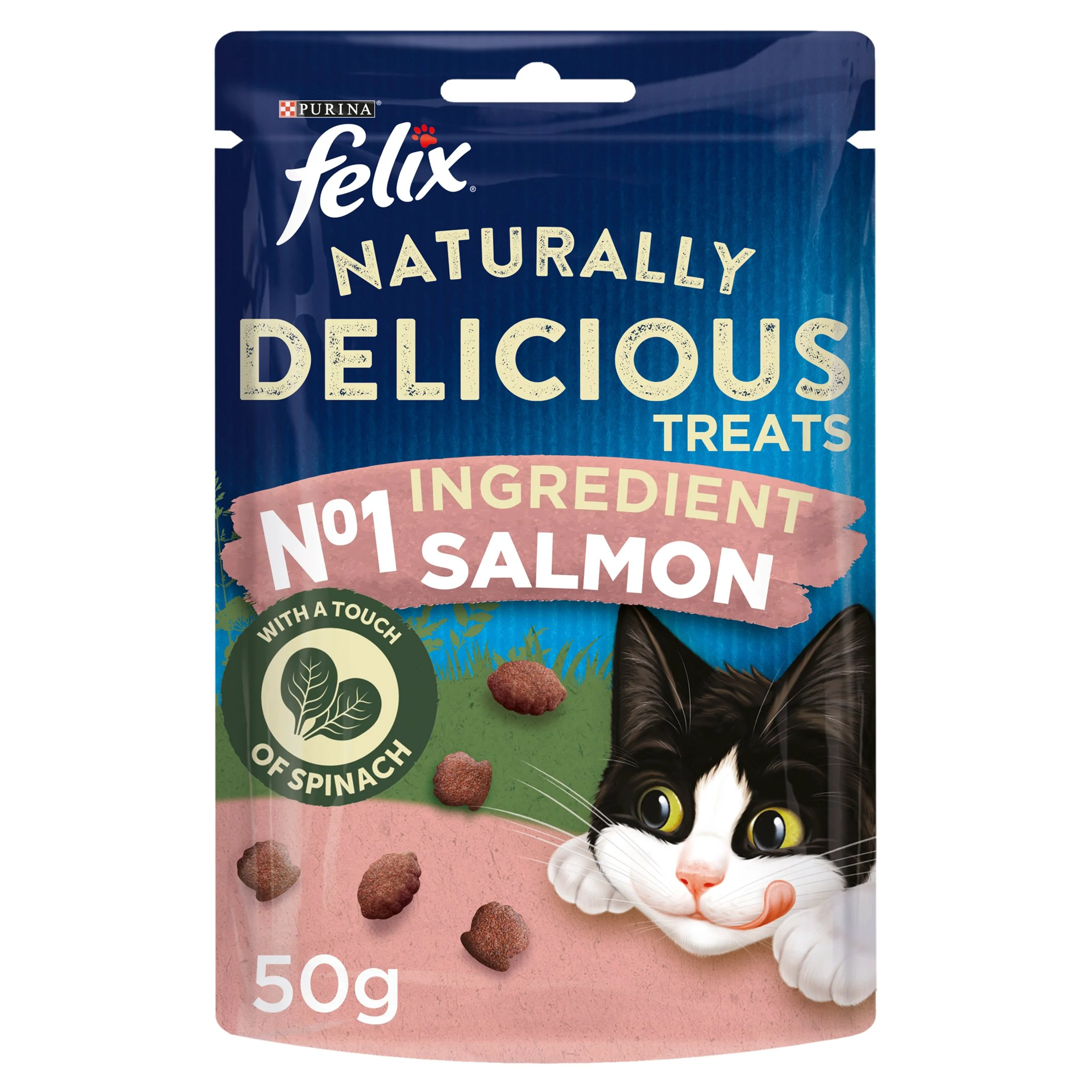 Smart Felix Naturally Delicious Cat Treats Salmon 50g First-Class