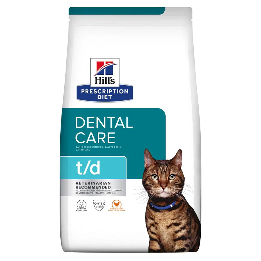 Sophisticated Hill x27 s Prescription Diet Dental Care Adult Dry Cat Food with Chicken 3kg User-Friendly