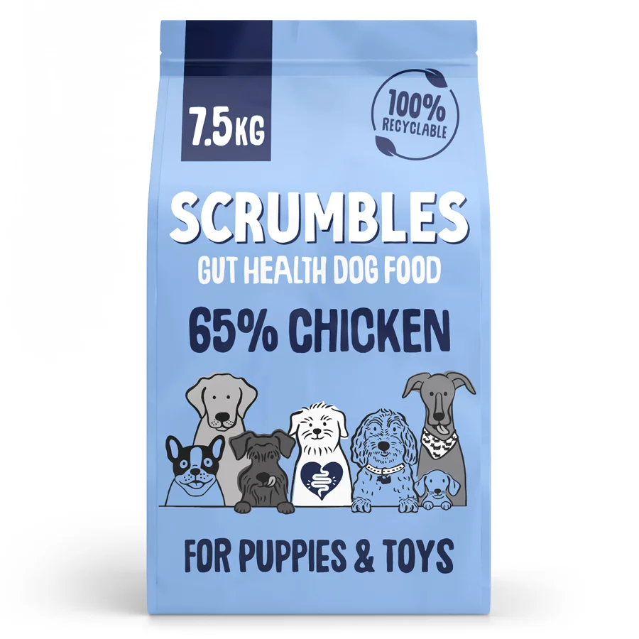 Smart Scrumbles Complete Puppy Dry Dog Food Chicken 7.5kg Responsible