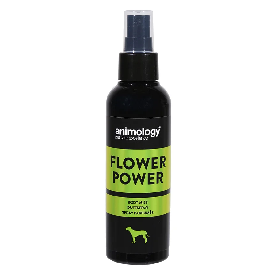 Official Animology Flower Power Dog Body Fragrance Mist 150ml Reusable