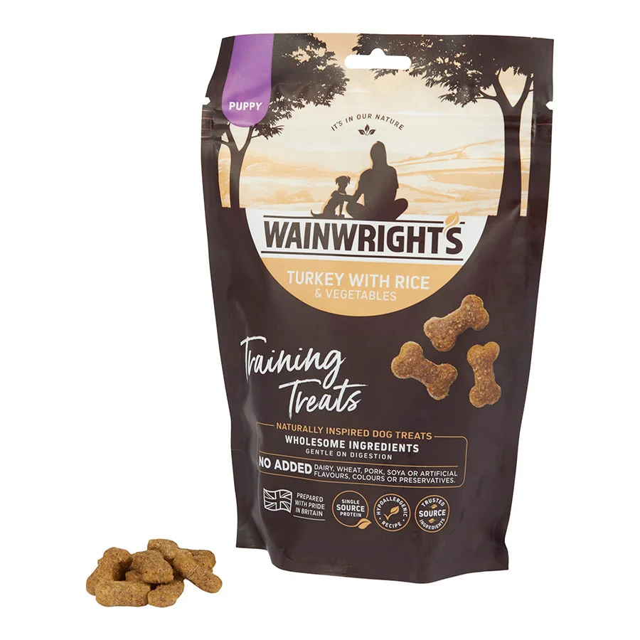 Original Design Wainwright x27 s Puppy Training Treats Turkey with Rice Minimalist