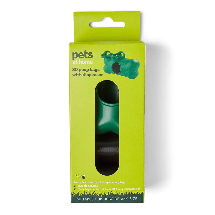 Carefully Designed Pets at Home Dog Poop Bags Dispenser 30 Pack Smart