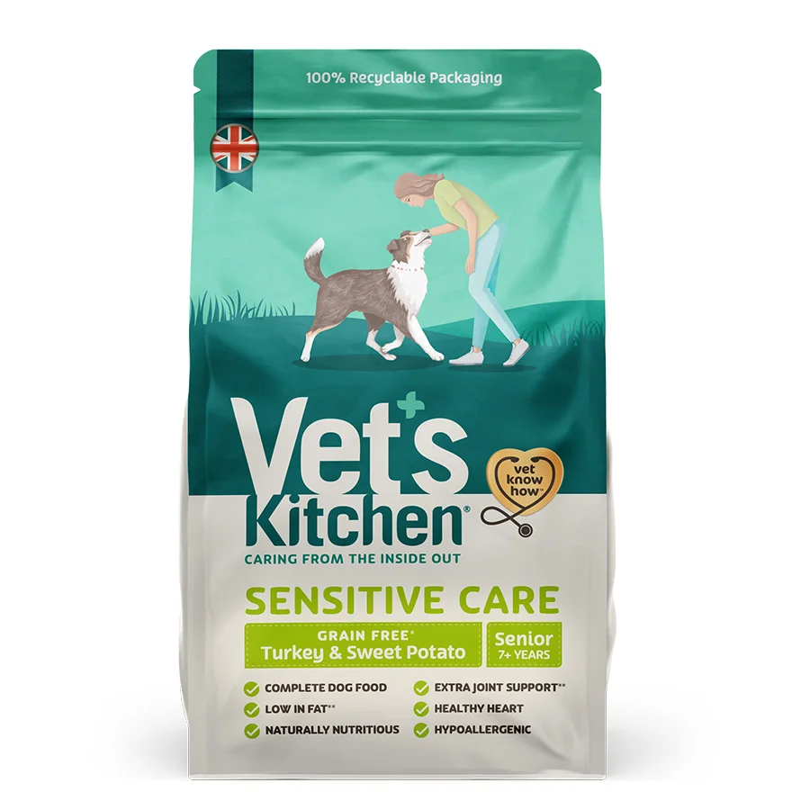 Relaxed Vet x27 s Kitchen Sensitive Care Dry Dog Food Turkey Sweet Potato 2.2kg Quality