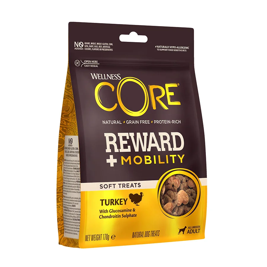 Outstanding Wellness Core Reward Turkey Mobility Dog Treats 170g Lightweight