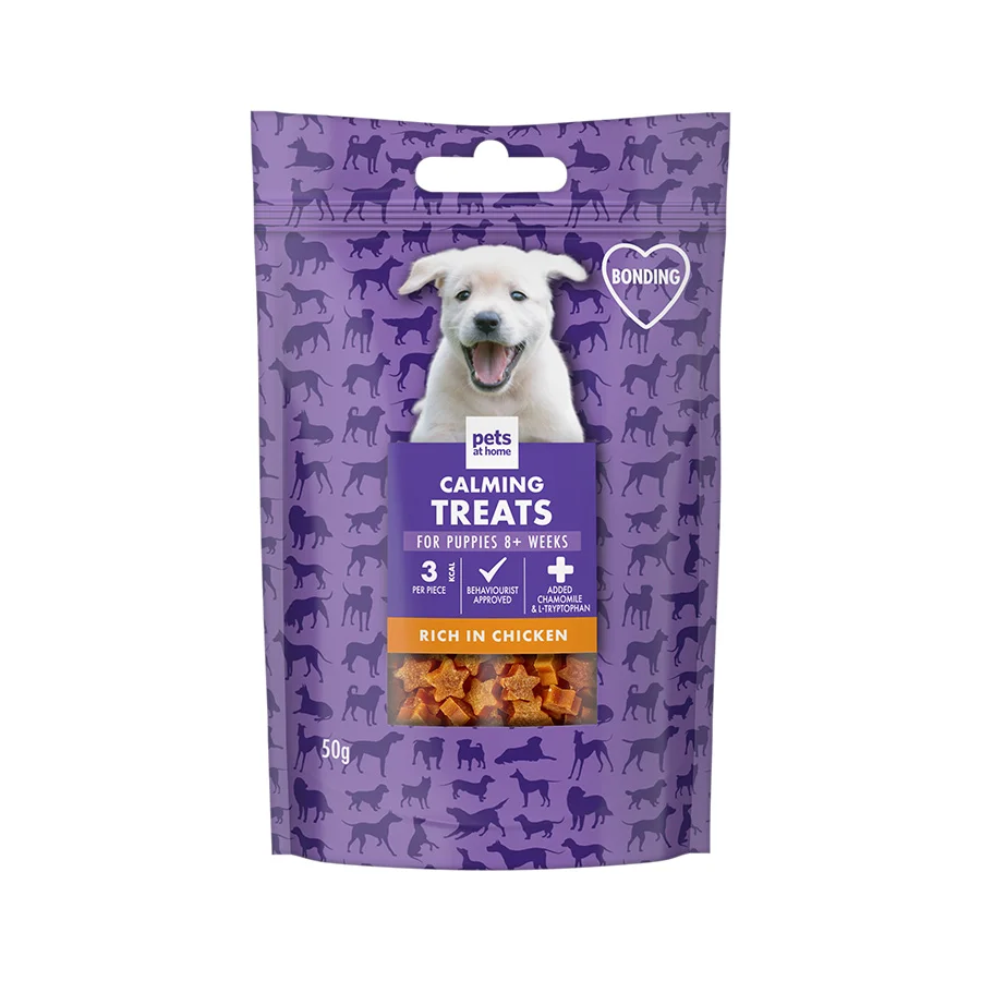 Exceptional Pets at Home Calming Puppy Treats 50g First-Class