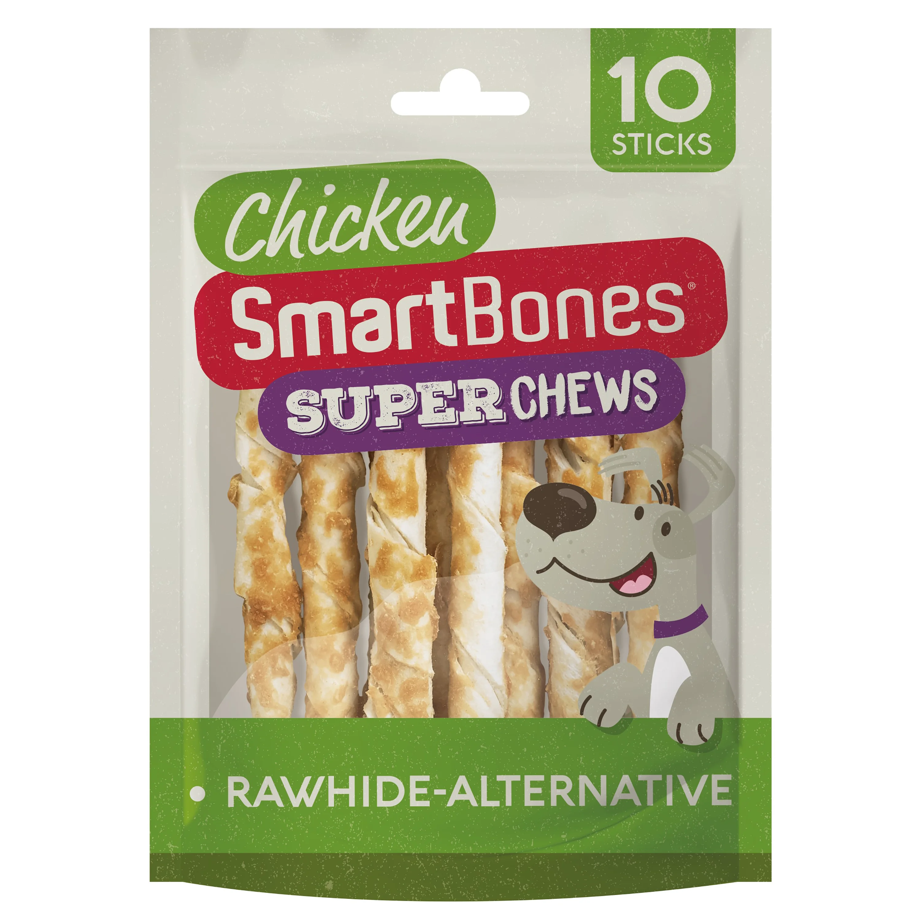 Fashionable SmartBones SuperChews Dog Treat Chicken 10 Pack Crafted