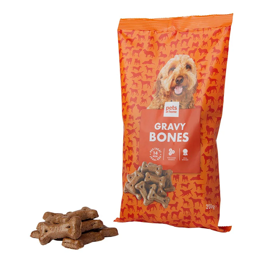 Enhanced Pets at Home Gravy Bones Dog Treat 200g Powerful