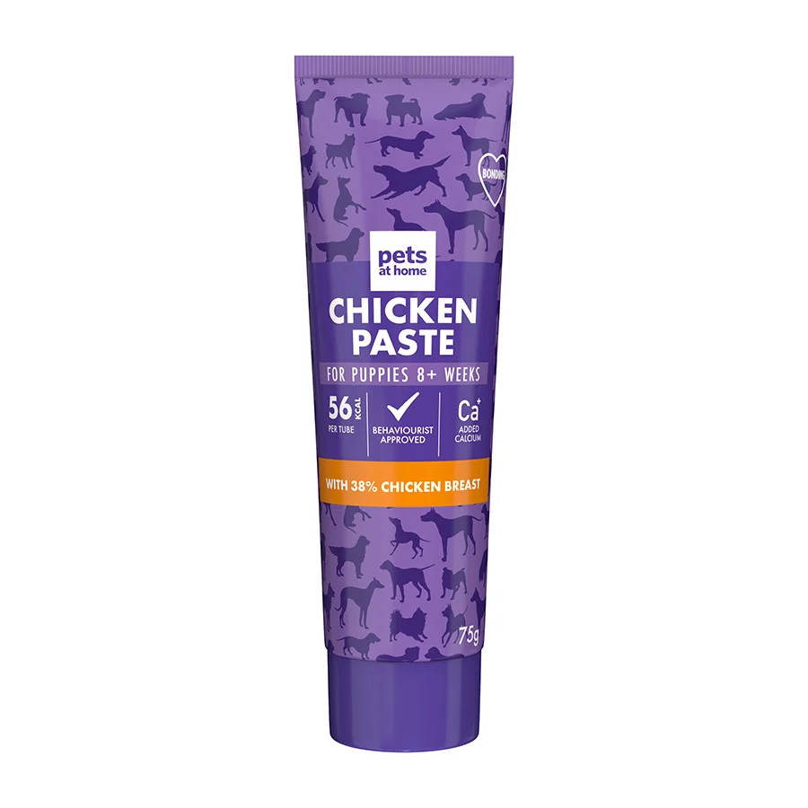 First-Class Pets at Home Puppy Treat Chicken Paste 75g Exclusive