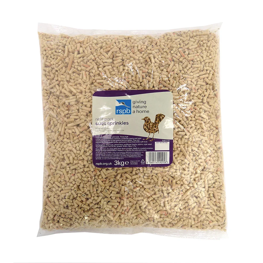 Professional RSPB Suet Sprinkles Bird Food 3kg Classic