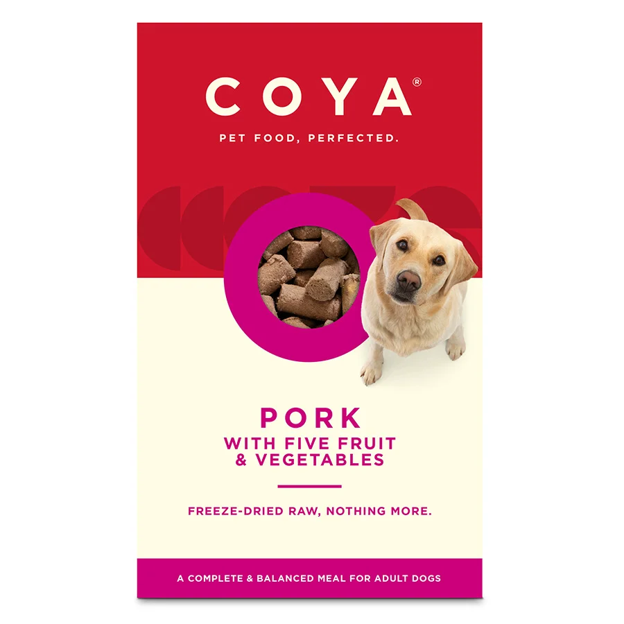 Soft Coya Complete Adult Dry Dog Food Pork， Fruits Veg Sustainable