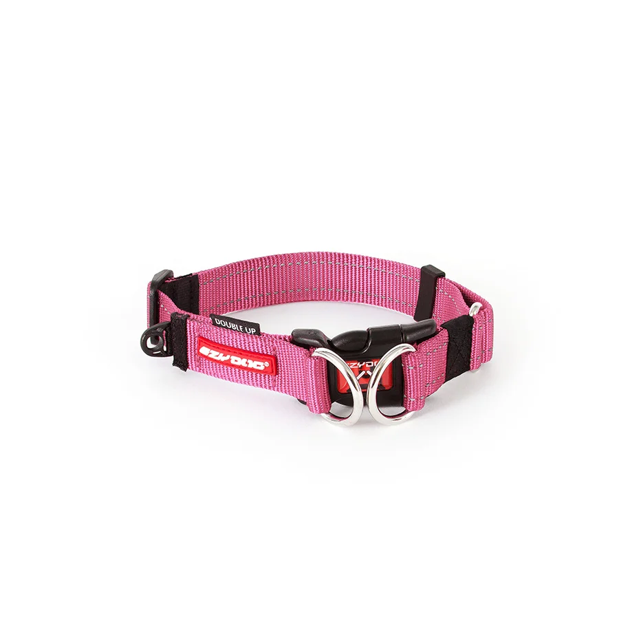 Contemporary EzyDog Double Up Dog Collar Pink Casual