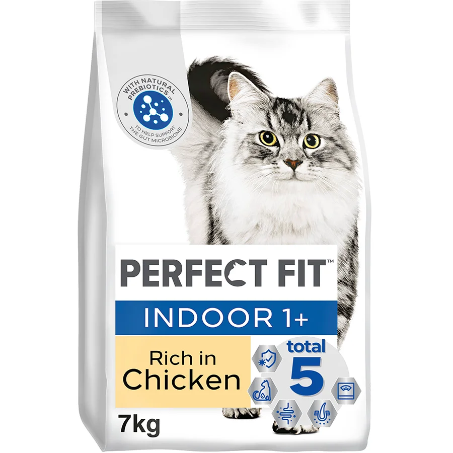 Expertly Made Fit Indoor Advanced Nutrition Dry Adult Cat Food Chicken 7kg Top-Quality