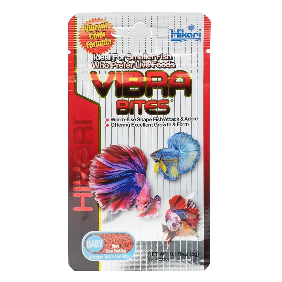 Functional Hikari Vibra Bites Baby Fish Food 5g Reusable