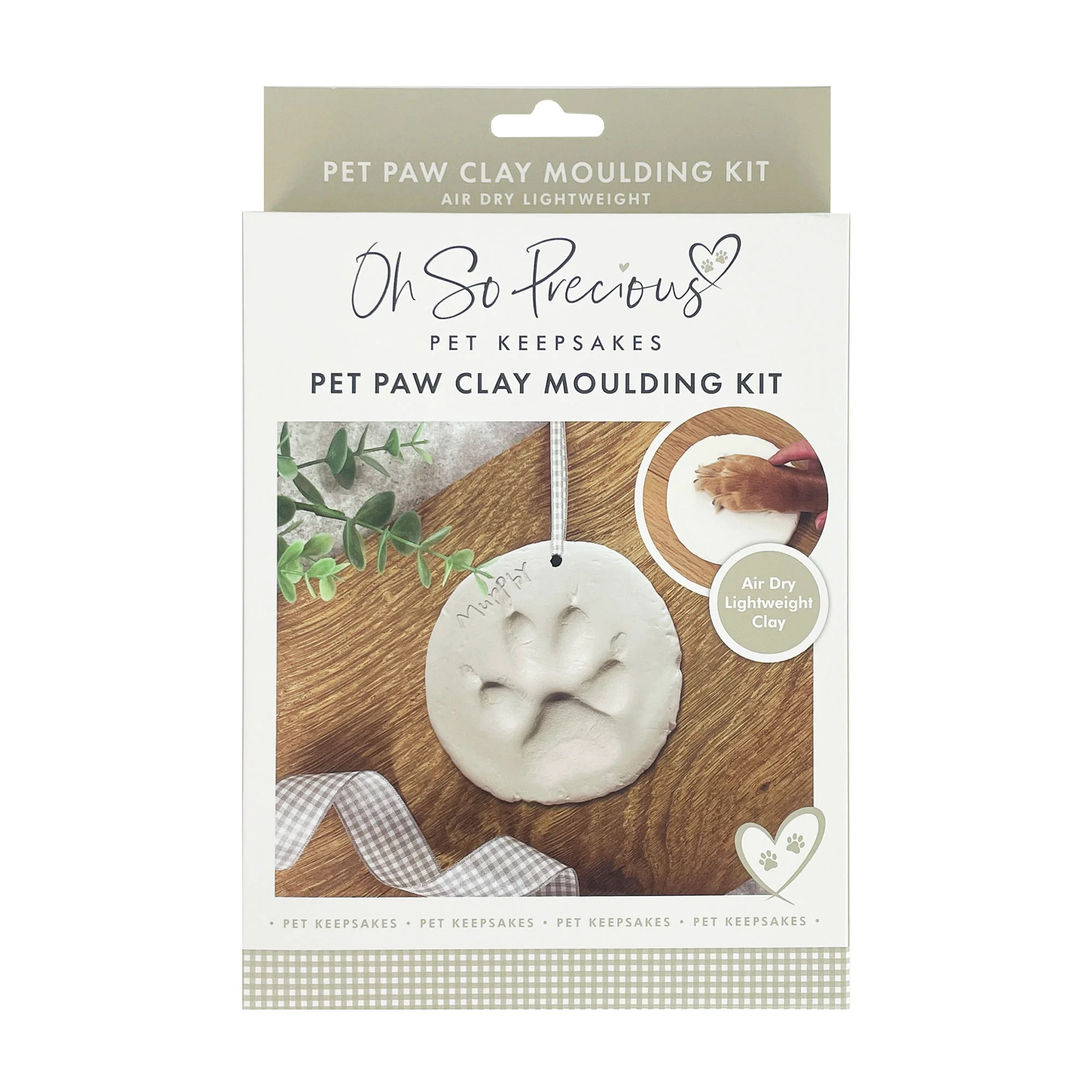 Sustainable Oh So Precious Clay Paw Moulding Kit Responsible