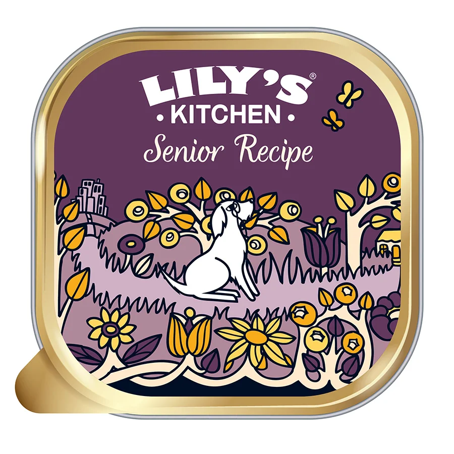 Minimalist Lily x27 s Kitchen Senior Recipe Wet Adult Dog Food with Turkey 150g Tray Durable
