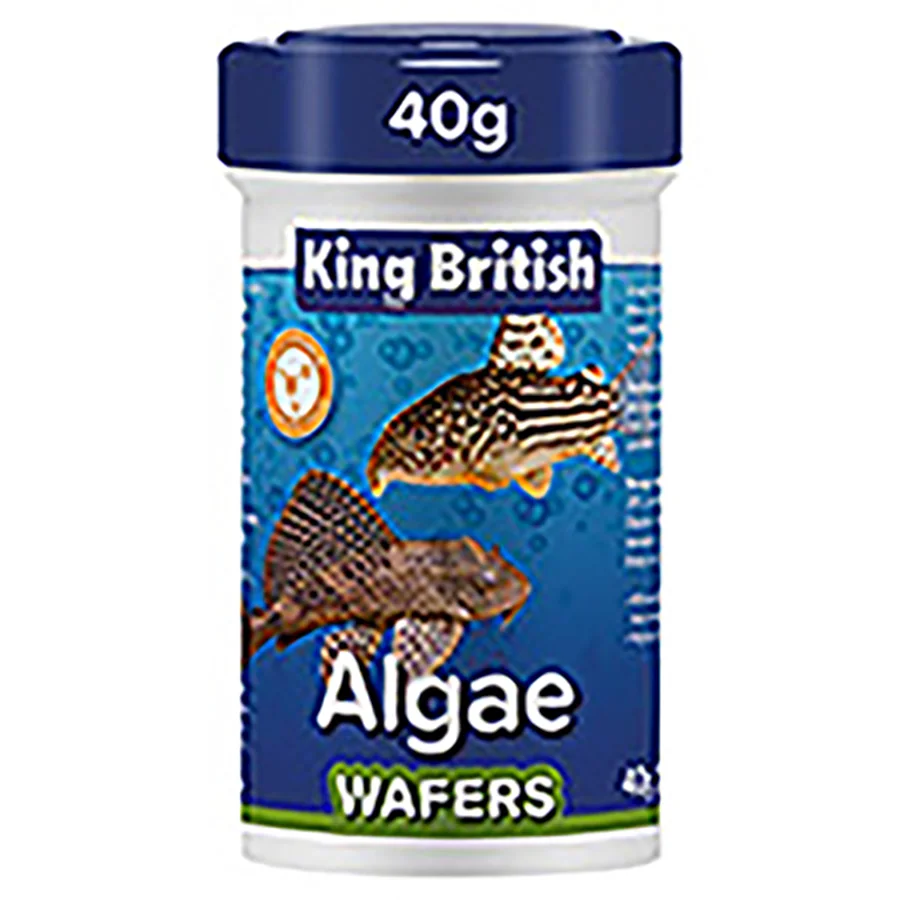Green King British Algae Fish Food Wafers 40g Quality