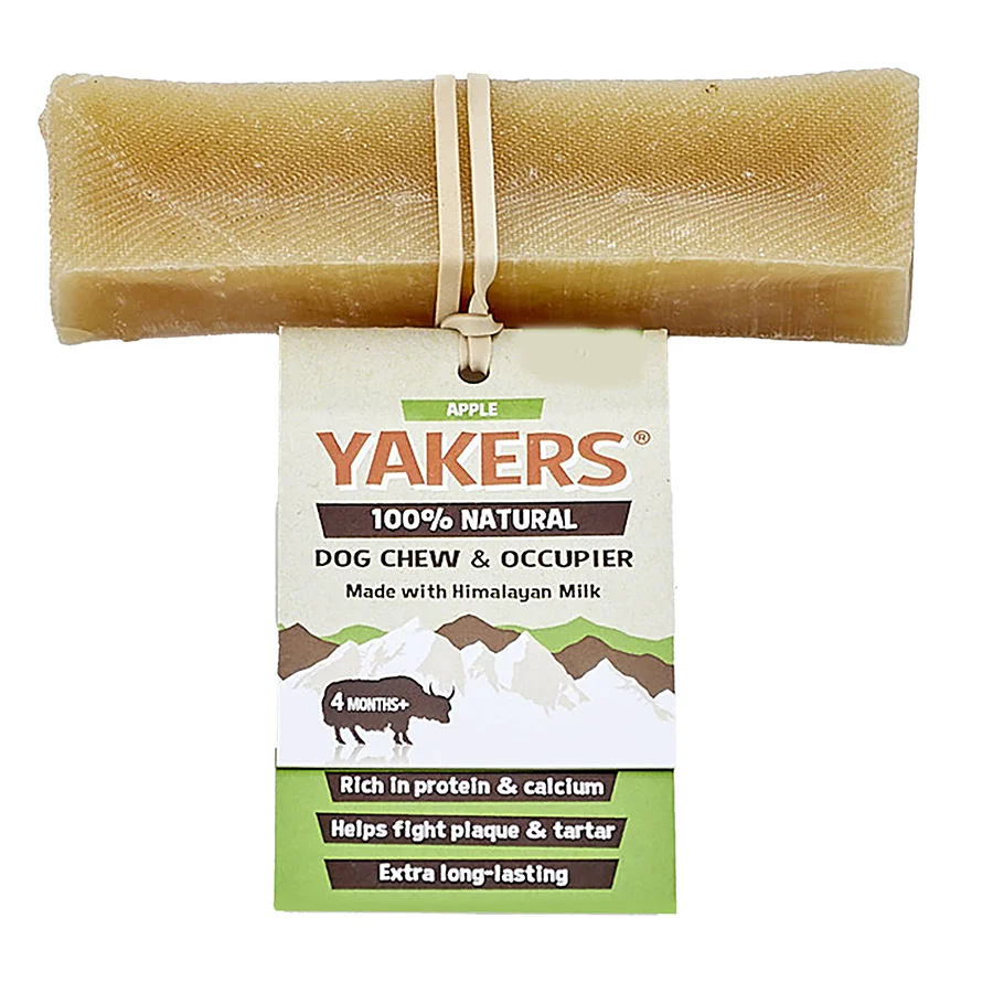 Natural Yakers Dog Chew Treat Apple Breathable