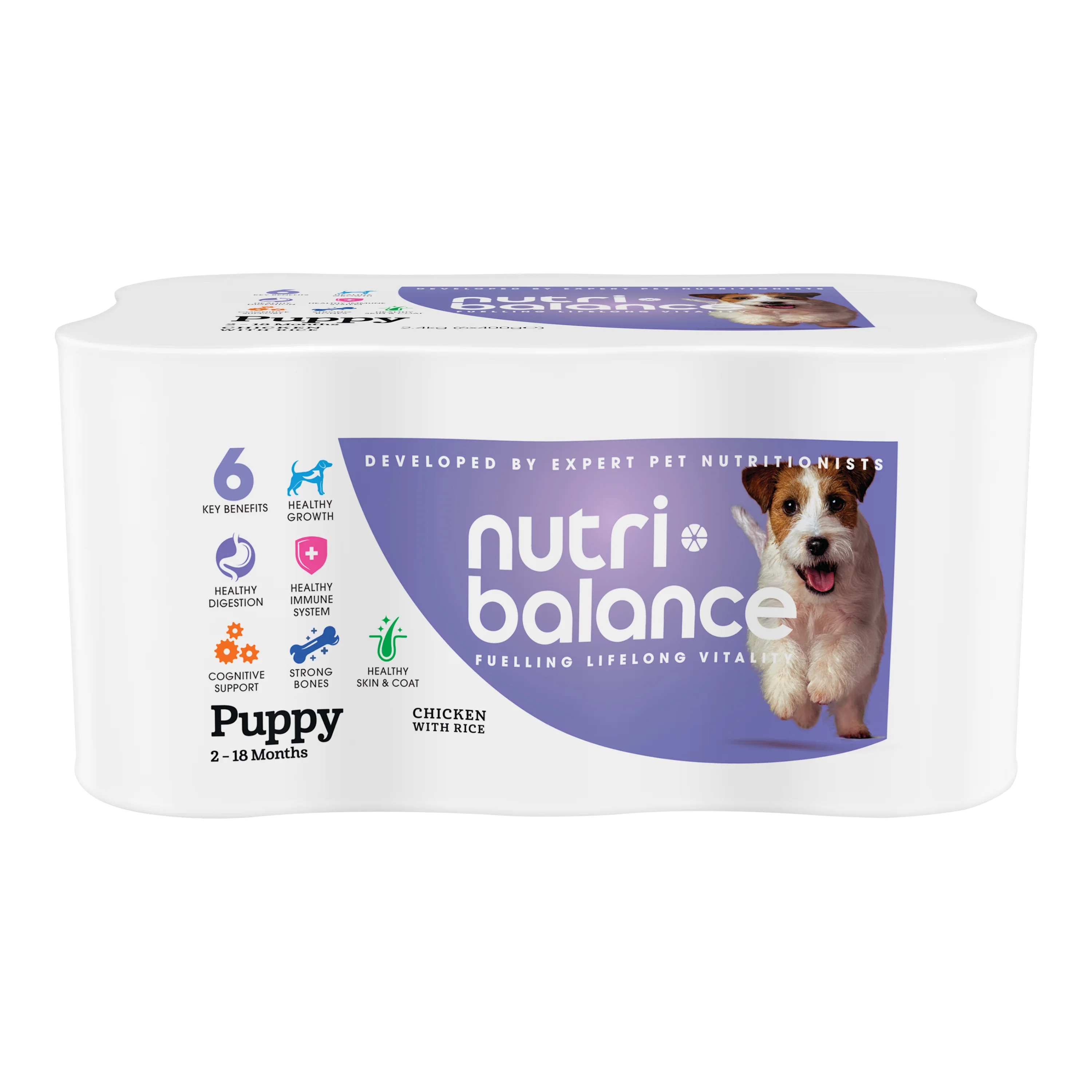 Casual nutribalance Puppy Wet Dog Food Chicken with Rice Contemporary
