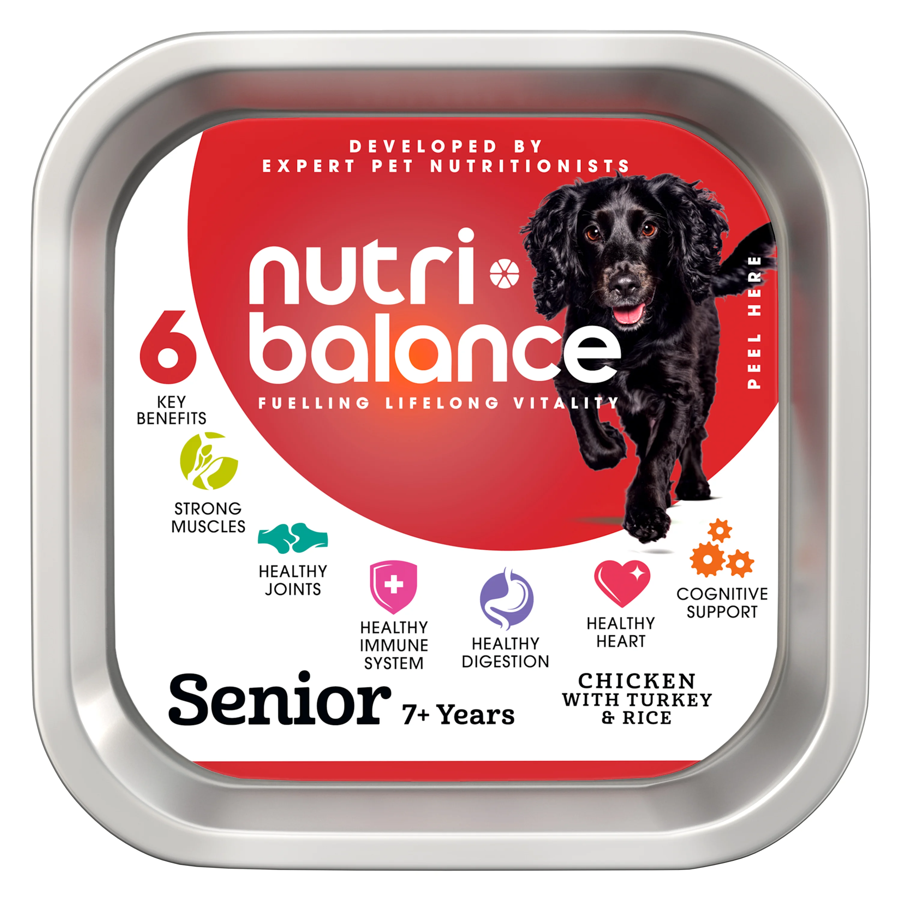 Carefully Designed nutribalance Senior Wet Dog Food Chicken with Turkey Rice Classic