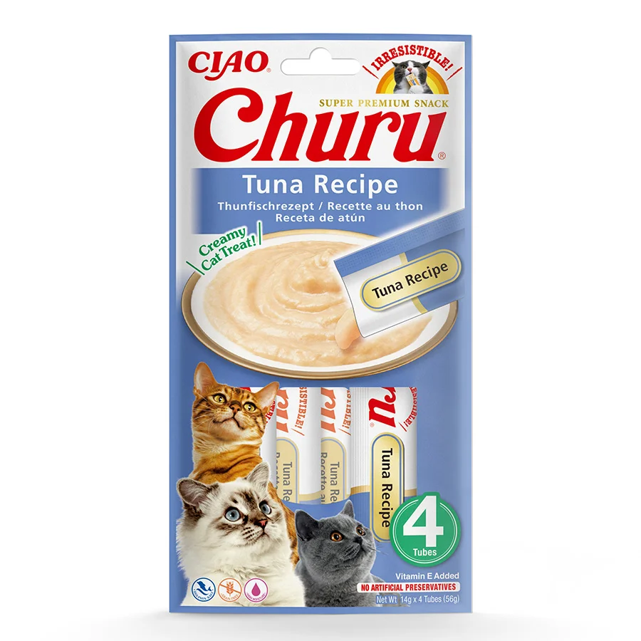 Soft Ciao Churu Cat Treat Sticks Tuna 4x14g Casual