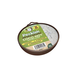 Dependable Peckish Natural Balance Coco-Not Wild Bird Feeder 240g Classic