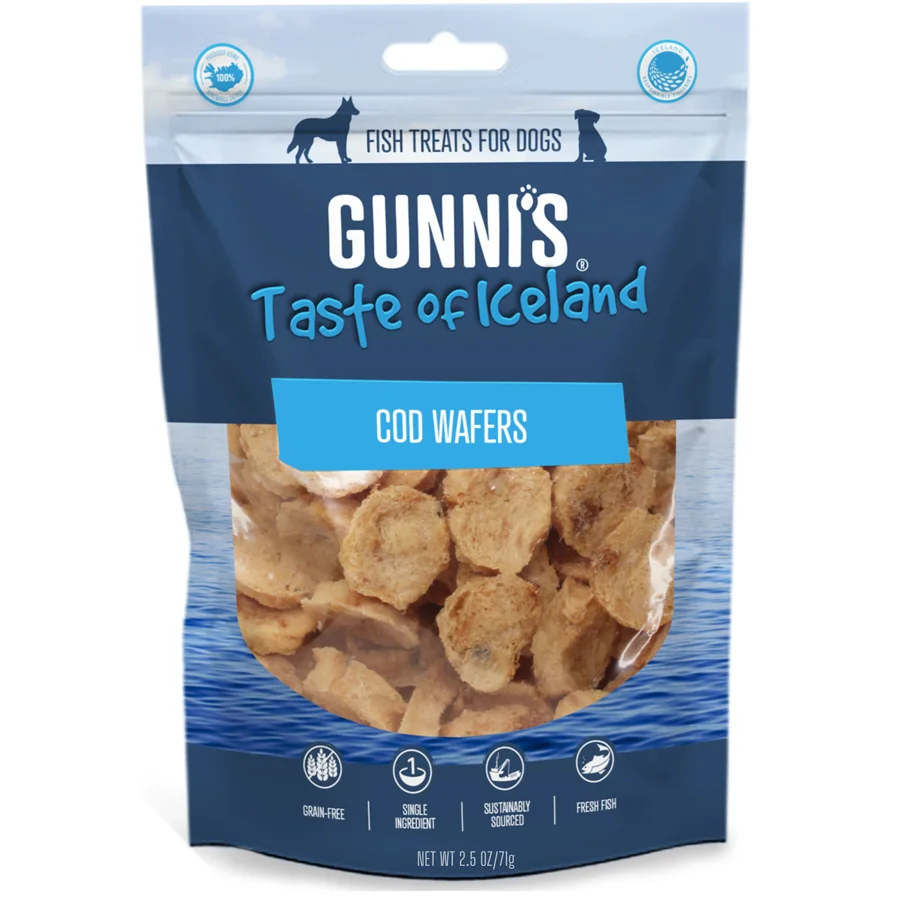 Authentic Gunni x27 s Cod Wafers Dog Treats 85g High-End